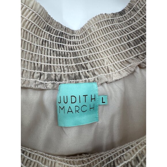 Judith March Snake Print Off Shoulder Blouse Embroidered Tribal  Size large - Picture 4 of 5